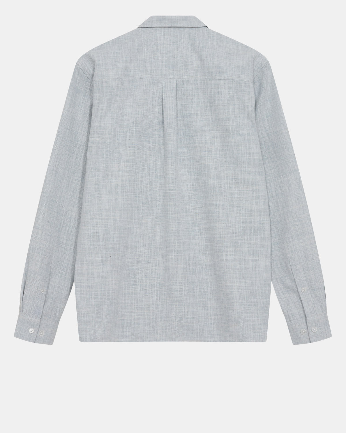 AKKURT L/S SLUB SHIRT baby blue