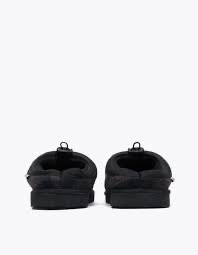 Trey wool check slipper