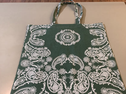 Paisley tote bag