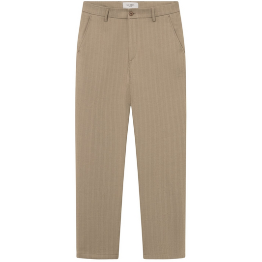 Como Reg Herringbone Suit Pants Walnut