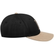 Baseball Cap Suede II dark Black/beige