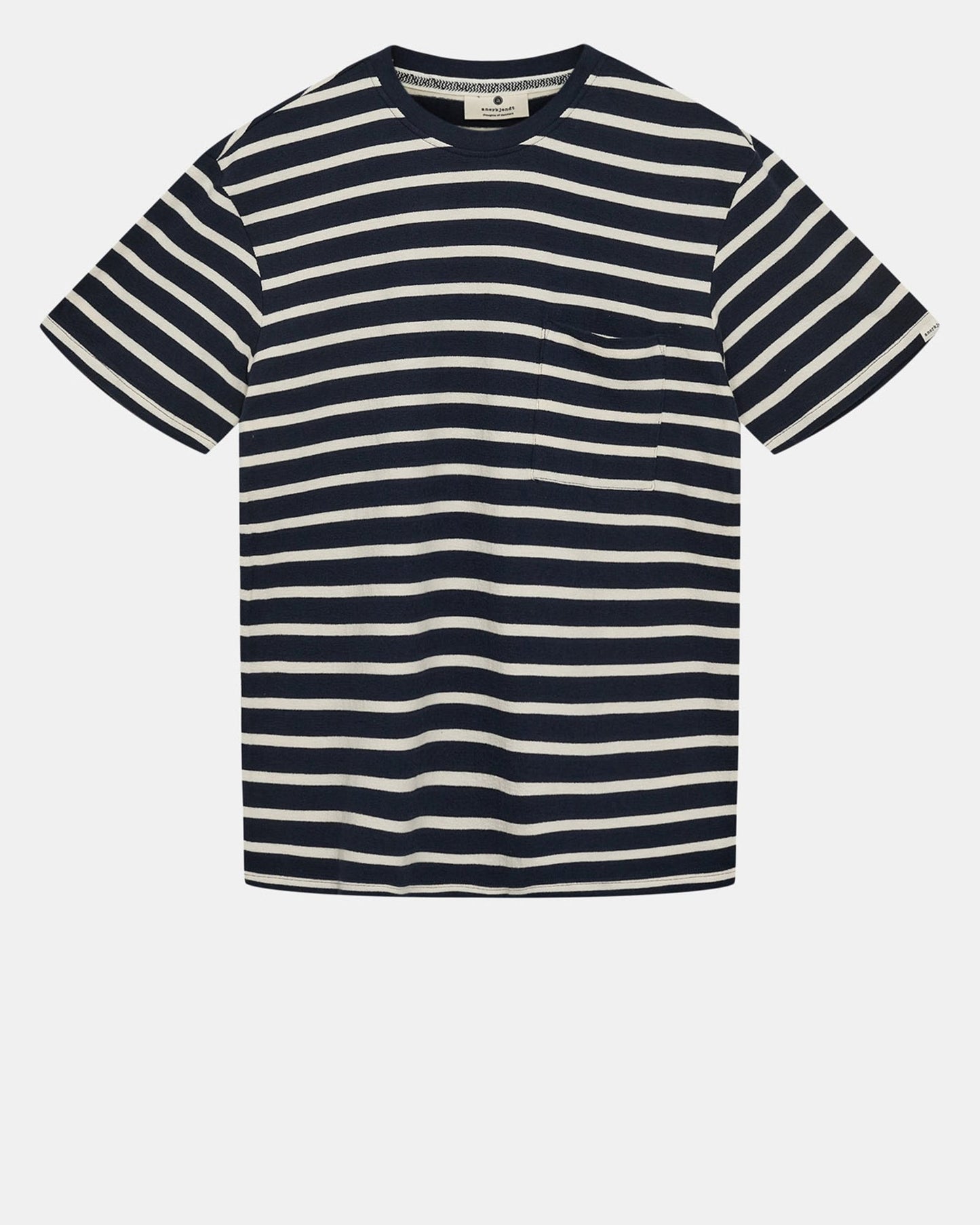 AKKIKKI S/S STRIPE TEE - GOTS