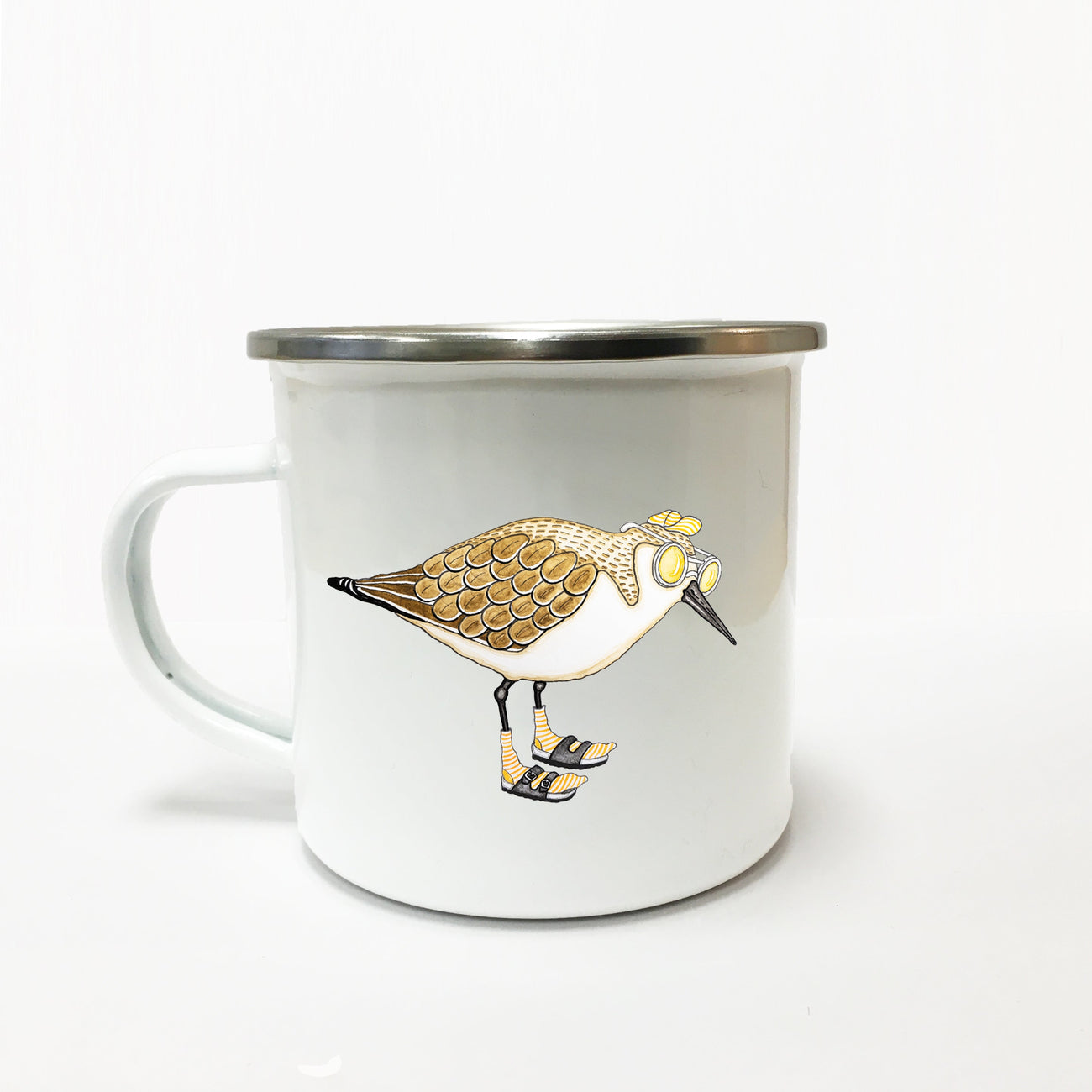 Sandpiper Enamel Mug