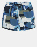 AKSHARK AOP SWIMSHORTS indian teal