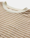 AKROD S/S COT/LINEN STRIPE TEE incense