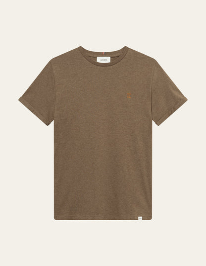 Norregaard t-shirt walnut melange