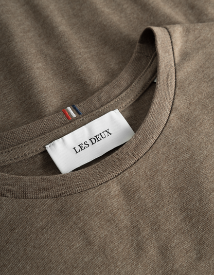 Norregaard t-shirt walnut melange