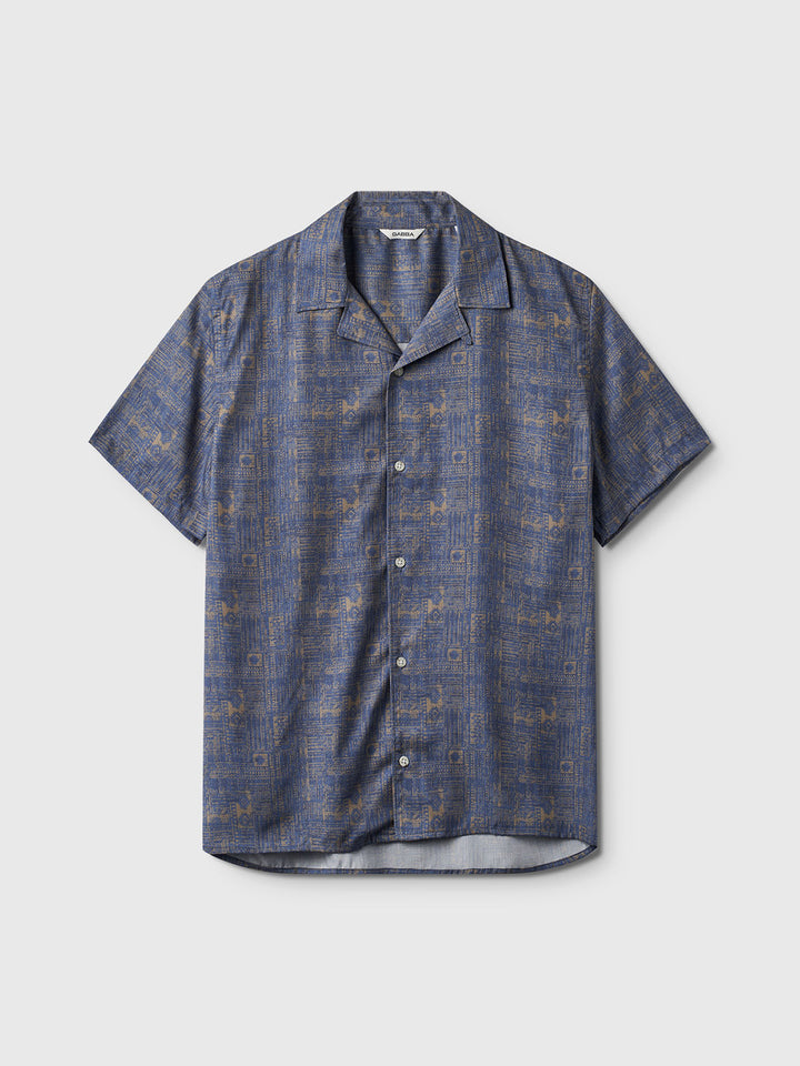 Christ Tencel ™ Fusion Resort SS - blue pattern