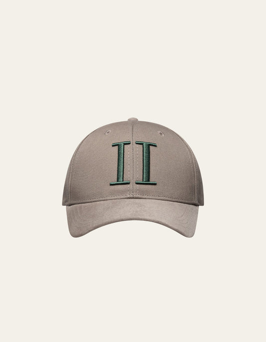 Baseball Cap Suede II desert taupe/pine green