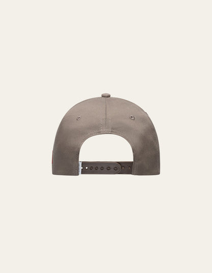 Baseball Cap Suede II desert taupe/pine green