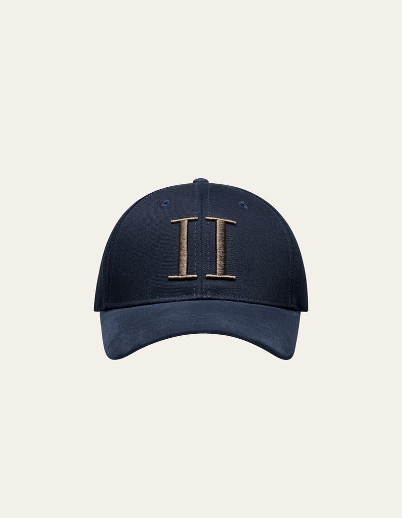 Baseball Cap Suede II dark Navy/mountain grey