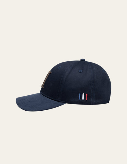 Baseball Cap Suede II dark Navy/mountain grey