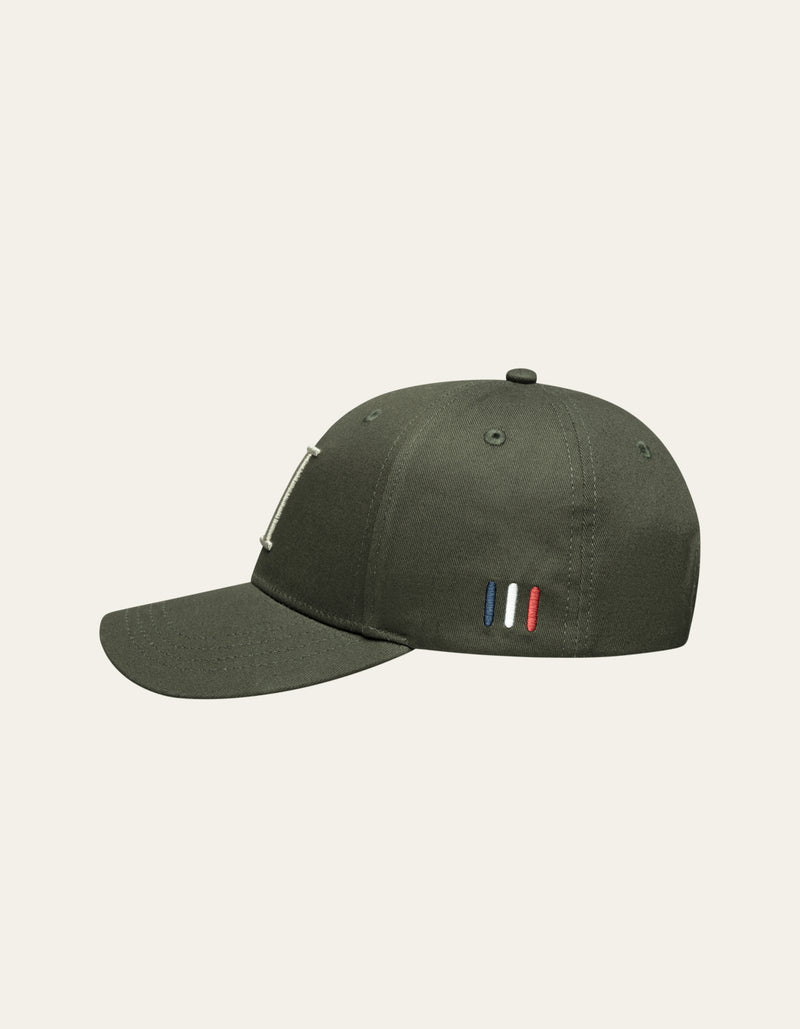 Encore Organic Baseball Cap forest green/light desert sand