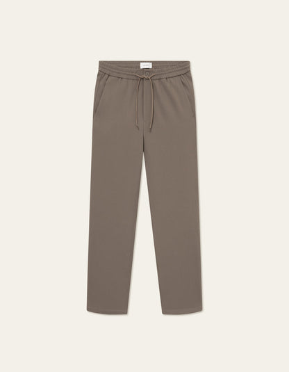 Como tapered drawstring pants bungee cord