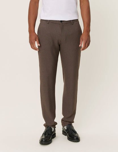 Como reg houndstooth suit pants