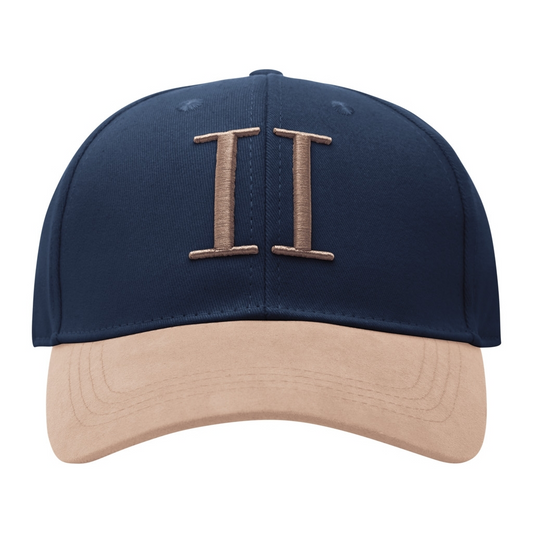 Baseball Cap Suede IIdark Navy/dark sand