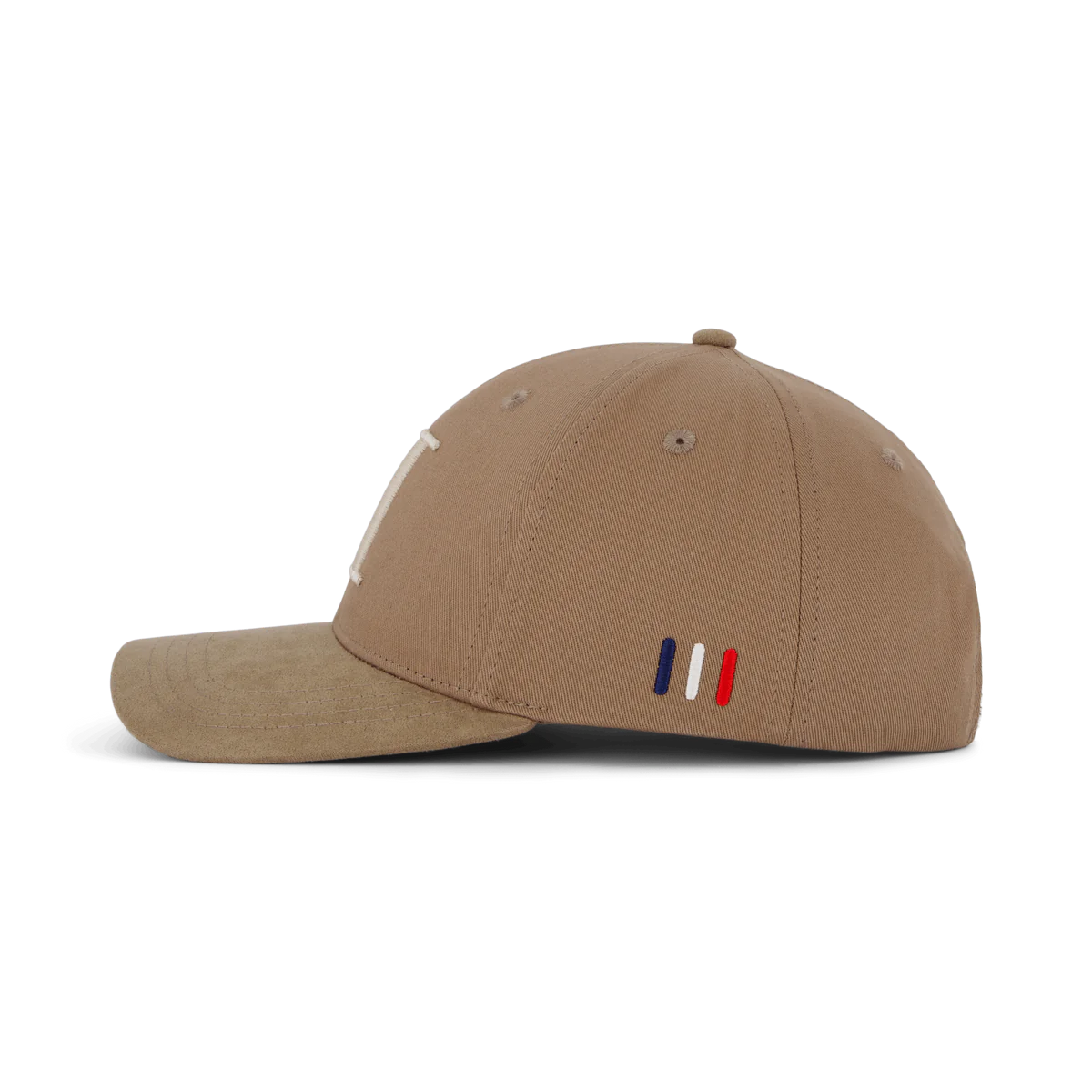 Baseball Cap Suede II gravel/ivory