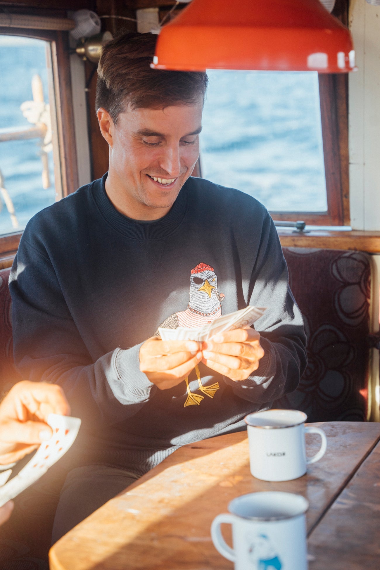 Seaborn seagull crewneck