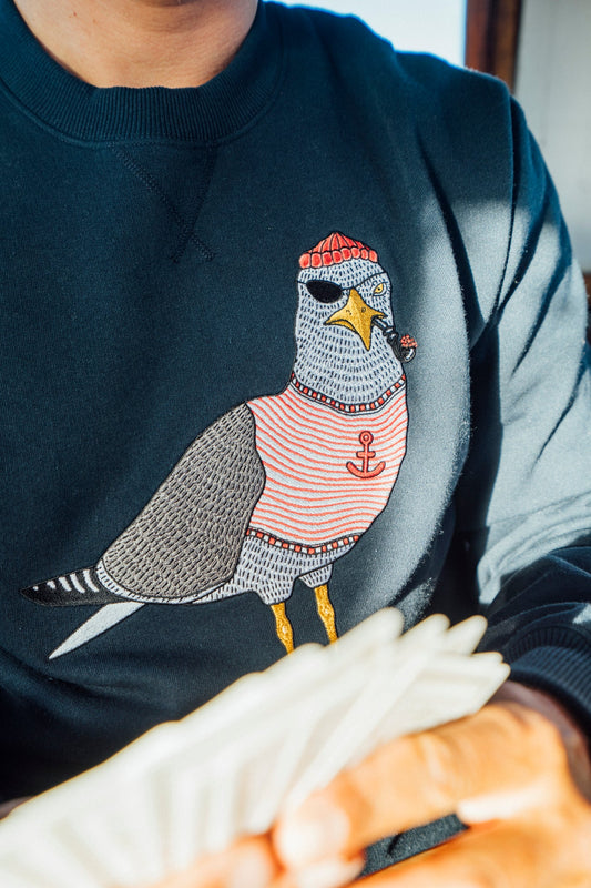 Seaborn seagull crewneck