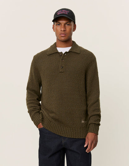 Errol cotton rugby knit