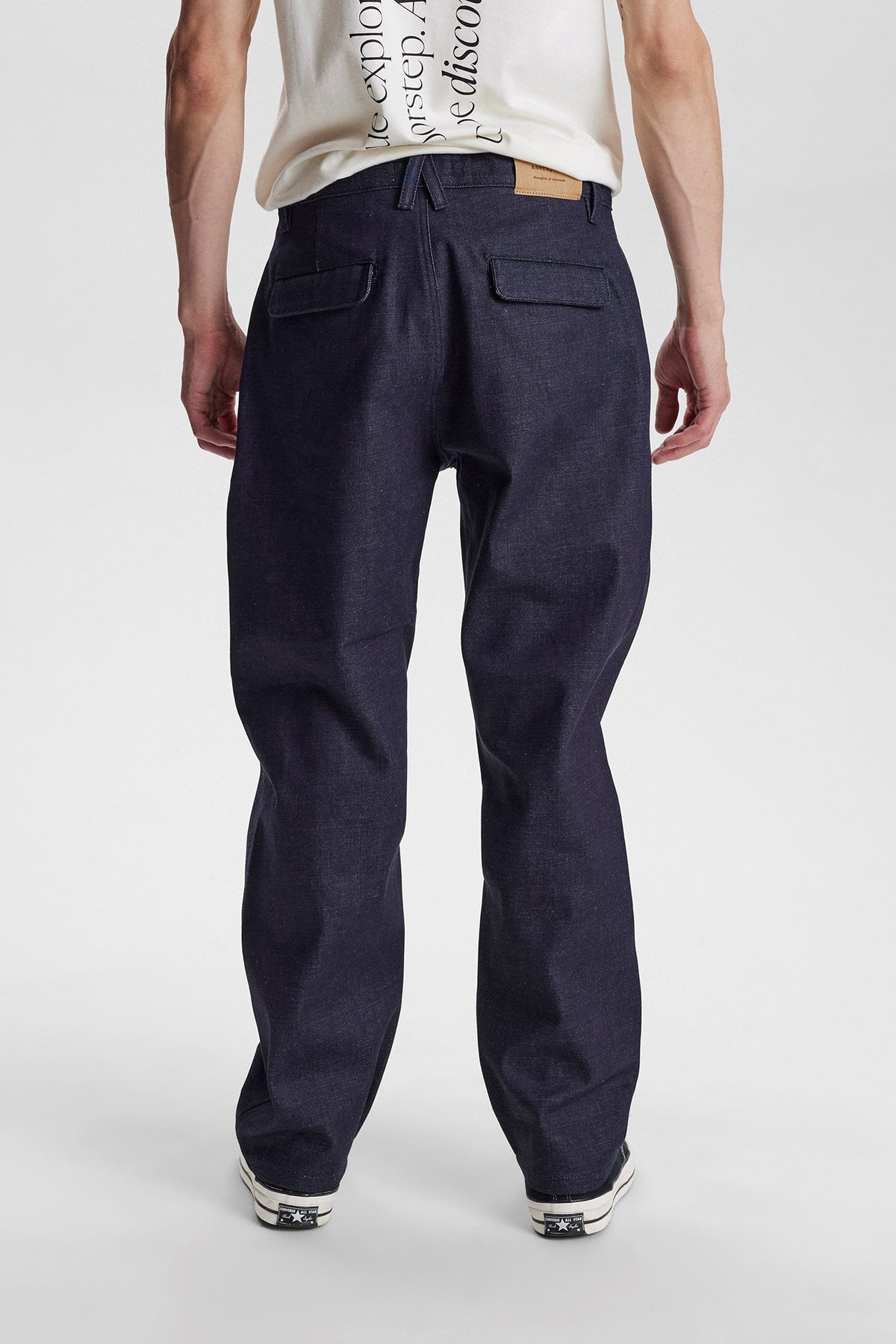 Akjanic denim pants sky captain