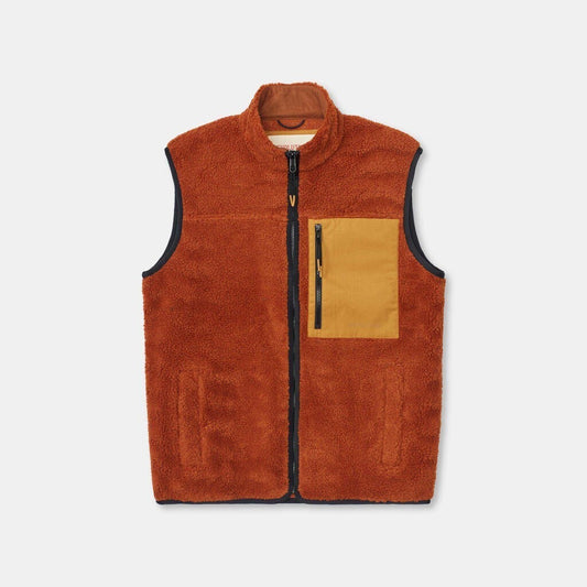 Pocket Teddy vest 7833 orange